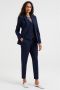 WE Fashion getailleerde blazer donkerblauw - Thumbnail 2
