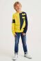 WE Fashion Bad Boys sweater met tekst geel zwart Tekst 122 128 - Thumbnail 3