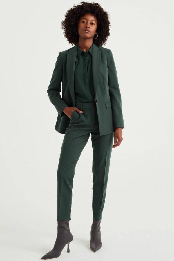 WE Fashion blouse van polyester groen