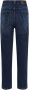 WE Fashion Blue Ridge high waist tapered fit jeans dark blue denim Blauw Meisjes Stretchdenim 128 - Thumbnail 2