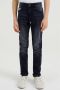 WE Fashion Blue Ridge tapered fit jeans blue black denim Blauw Jongens Stretchdenim 110 - Thumbnail 3