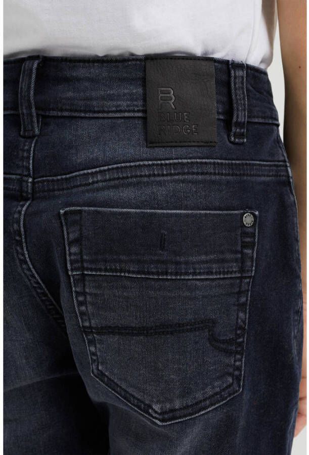 WE Fashion Blue Ridge tapered fit jeans blue black denim