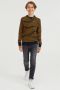 WE Fashion Blue Ridge tapered fit jeans soft grey denim Grijs Jongens Stretchdenim 110 - Thumbnail 3