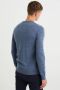 WE Fashion fijngebreide pullover van merinowol blauw - Thumbnail 2