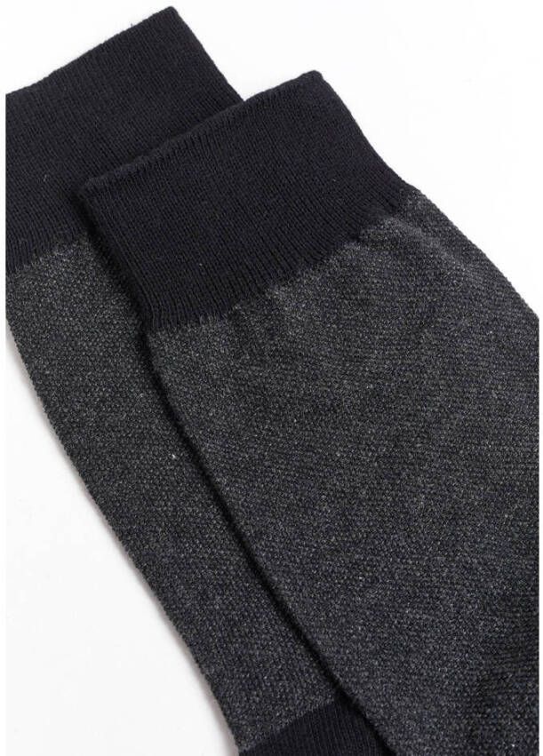 WE Fashion gemeleerde sokken grijs