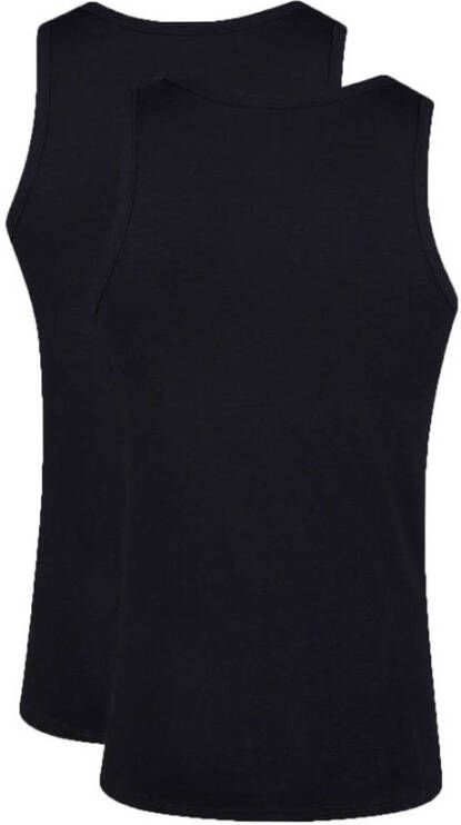 WE Fashion Fundamentals hemd (set van 2) zwart
