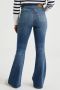 WE Fashion Blue Ridge Blue Ridge high waist flared jeans Dreamer dark blue denim - Thumbnail 3