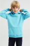 WE Fashion Unisex hoodie lichtblauw Sweater 146 152 - Thumbnail 3