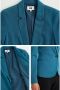 WE Fashion jersey getailleerde blazer blauw - Thumbnail 3