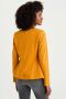 WE Fashion jersey getailleerde blazer geel - Thumbnail 2