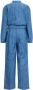 WE Fashion jumpsuit medium blue denim Blauw 128 | Jumpsuit van - Thumbnail 3
