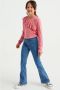 WE Fashion longsleeve roze Meisjes Polyester Ronde hals 134 140 - Thumbnail 3