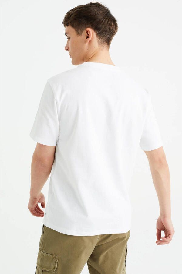 WE Fashion oversized T-shirt white uni