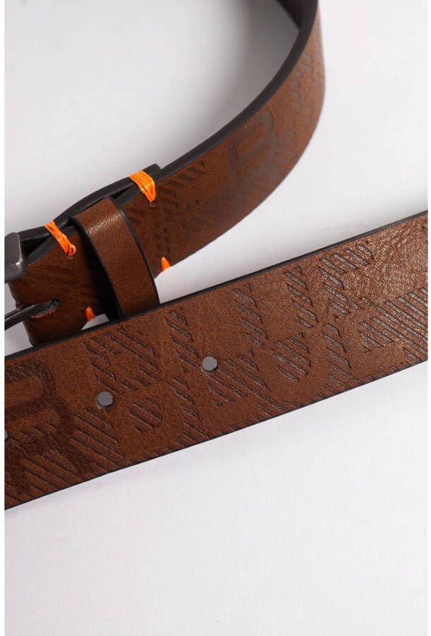 WE Fashion riem met all-over print bruin
