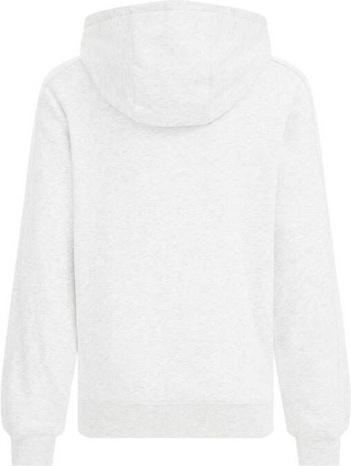 WE Fashion Salty Dog hoodie met printopdruk wit melange Sweater Printopdruk 110 116 - Foto 2