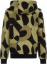 WE Fashion Salty Dog hoodie met all over print armygroen zwart Sweater 110 116 - Thumbnail 2