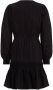 WE Fashion semi-transparante jurk met borduursels zwart Meisjes Katoen Ronde hals 110 116 - Thumbnail 2