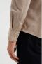 WE Fashion WE Fundamentals slim fit overhemd met stretch sesame - Thumbnail 3