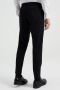 WE Fashion slim fit pantalon van gerecycled polyester black uni - Thumbnail 2