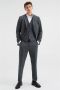 WE Fashion slim fit pantalon van gerecycled polyester grijs - Thumbnail 2