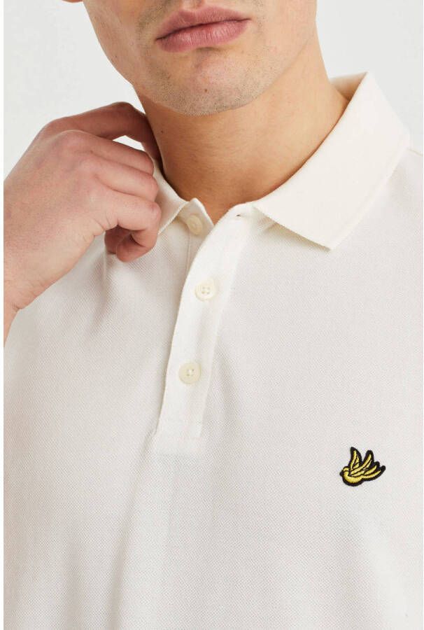 WE Fashion slim fit polo new ivory