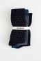 WE Fashion sokken donkerblauw set van 3 - Thumbnail 2