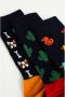WE Fashion sokken donkerblauw multi set van 3 - Thumbnail 2