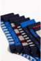WE Fashion sokken set van 7 grijs blauw Jongens Katoen Mixprint 31 34 - Thumbnail 2