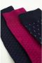 WE Fashion sokken zwart roze set van 3 - Thumbnail 2