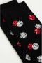 WE Fashion sokken zwart wit rood - Thumbnail 2
