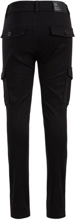WE Fashion super skinny cargobroek zwart 28 inch