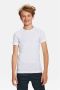 WE Fashion T-shirt set van 2 wit Jongens Katoen Ronde hals 110 116 - Thumbnail 2