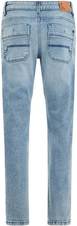 WE Fashion tapered fit jeans blauw