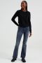 WE Fashion vest met textuur zwart - Thumbnail 2