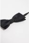 WE Fashion vlinderstrik met textuur zwart Vlinderdas Jongens Polyester - Thumbnail 2