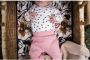 WildWood baby slim fit broek roze Meisjes Stretchkatoen Effen 50 56 - Thumbnail 3