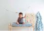 Witlof for kids Fly High aankleedkussenhoes dusty blue-white Blauw - Thumbnail 3