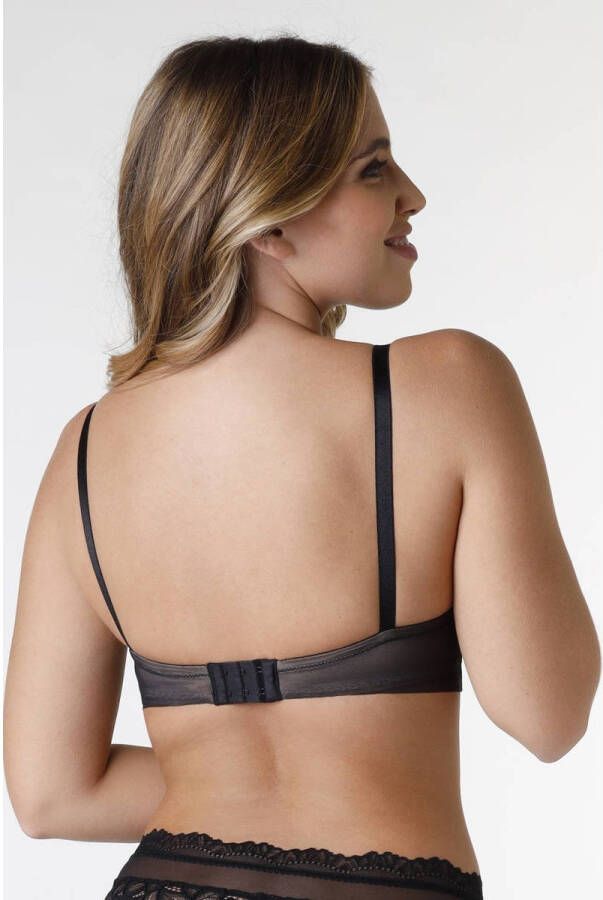 Wonderbra voorgevormde push-up bh zwart