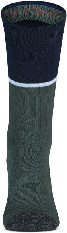 XPOOOS Essential sokken groen donkerblauw