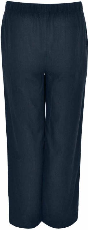 YOEK linnen loose fit broek blauw - Foto 3