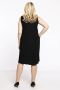 Yoek A-lijn jurk DOLCCE van travelstof zwart - Thumbnail 2