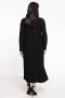 Yoek A-lijn jurk DOLCE van travelstof zwart - Thumbnail 2