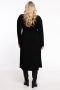 Yoek A-lijn jurk DOLCE van travelstof zwart - Thumbnail 3