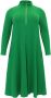Yoek A-lijn jurk groen - Thumbnail 3
