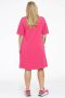 Yoek A-lijn jurk met biologisch katoen roze - Thumbnail 2