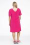 Yoek A-lijn jurk van travelstof DOLCE roze - Thumbnail 2