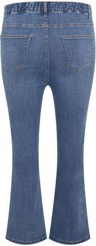 YOEK high waist bootcut jeans light denim