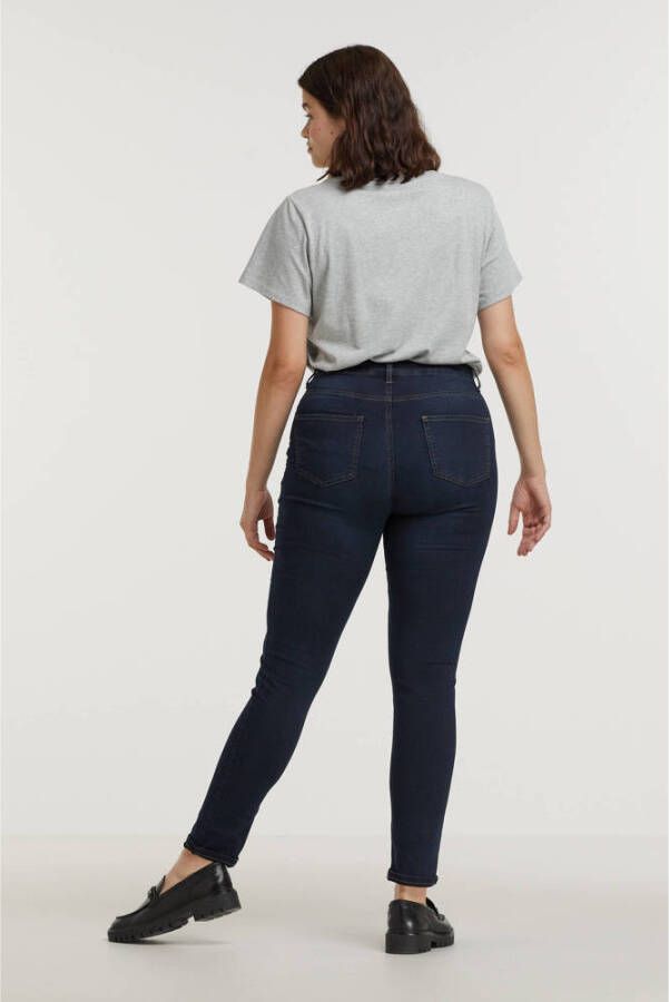 Yoek high waist shaping skinny jeans dark denim