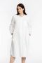 YOEK PORTRAITS lange blouse van linnen met zijsplitjes LINEN wit - Thumbnail 2