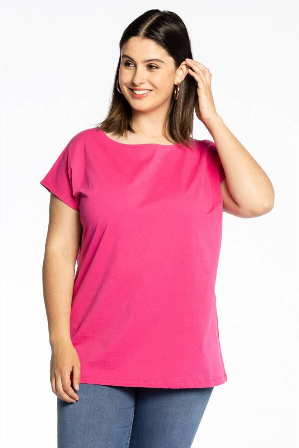 Yoek T-shirt COTTON roze - Foto 2